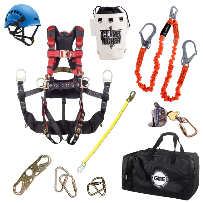 GME Supply 90002 Complete Tower Climbing Fall Protection Kit - Bundle from GME Supply