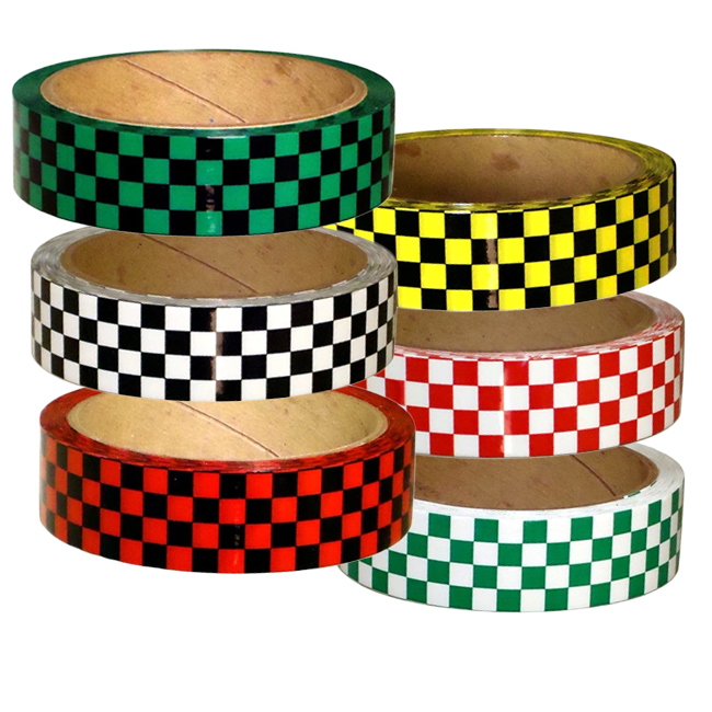 Tape Planet Checkerboard Vinyl Marking Tape 1 Inch x 18 Yards from GME Supply