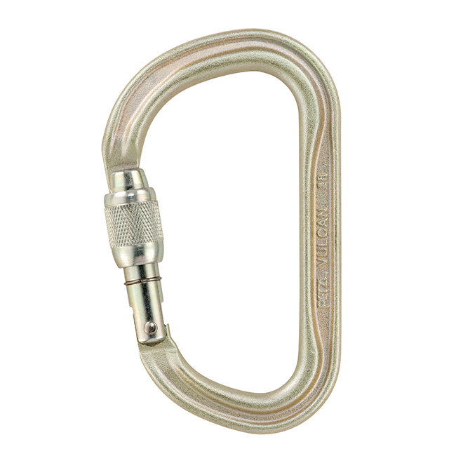 Petzl VULCAN High-Strength Steel Screw-Lock Carabiner from GME Supply