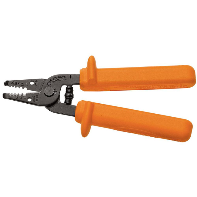 Klein Tools 11045-INS Insulated Wire Stripper and Cutter from GME Supply