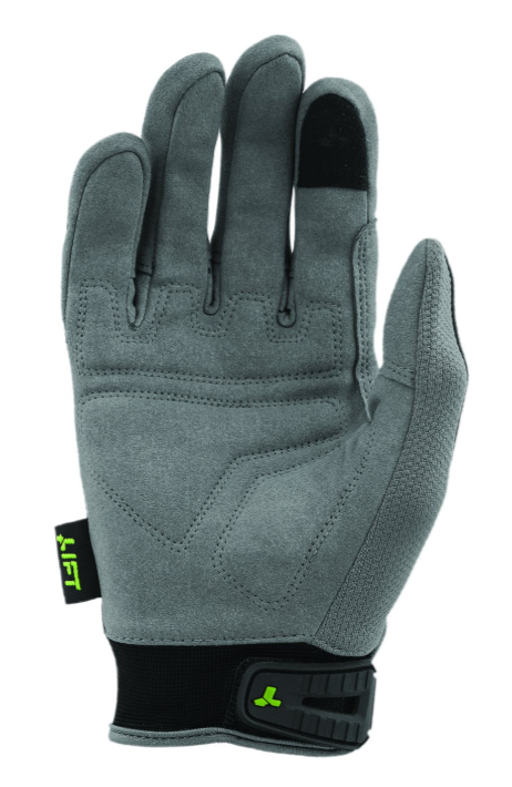 Lift Safety Option Gloves (Grey) from GME Supply