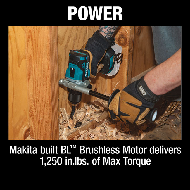 Makita 18V LXT Lithium-Ion Brushless Cordless 1/2 Inch Hammer Driver-Drill (Bare Tool) from GME Supply