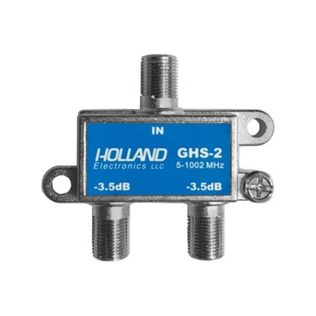 Holland Electronics GHS-2 Two Way Splitter from GME Supply