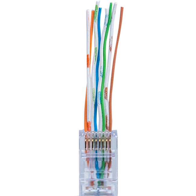 Jonard CAT5e RJ45 Pass-Through Connectors from GME Supply