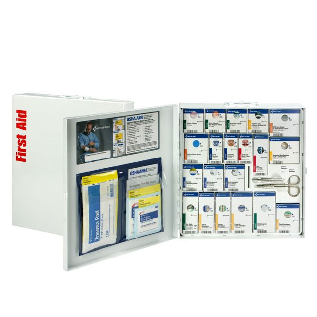 First Aid Only 746000 Large Metal SmartCompliance Aid Cabinet/Meds from GME Supply