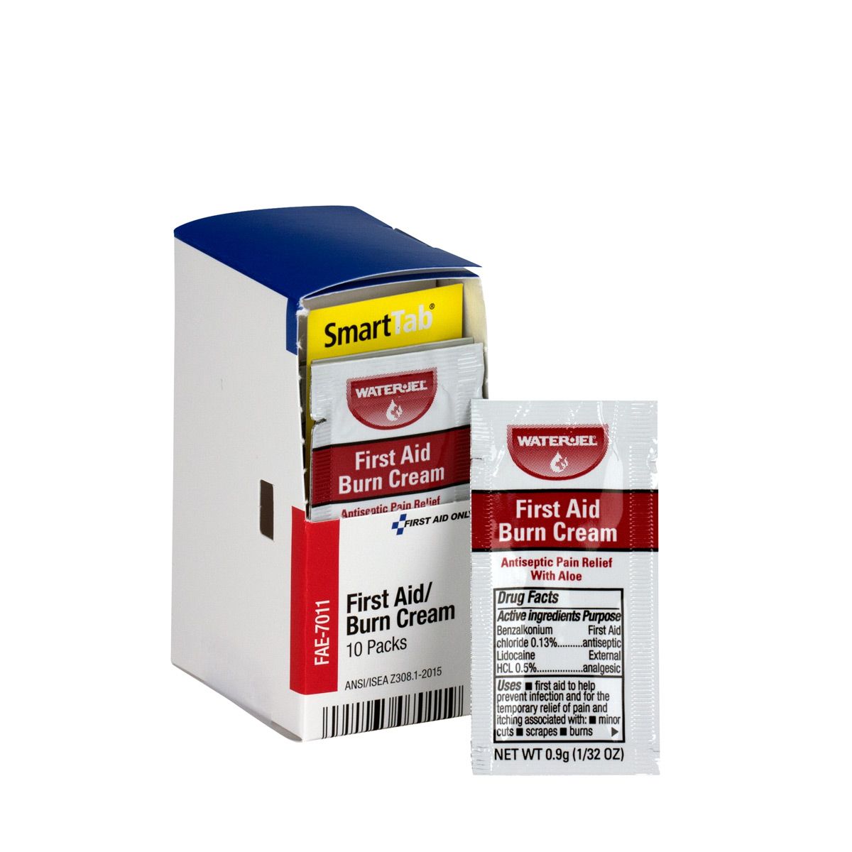 First Aid Only SmartCompliance Refill First Aid Burn Cream, 10 Per Box from GME Supply