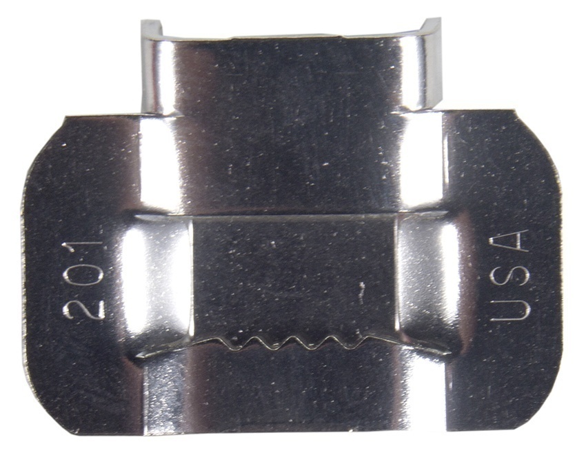 PermaBand Type 201 1/2 Inch Stainless Steel Banding Buckle from GME Supply