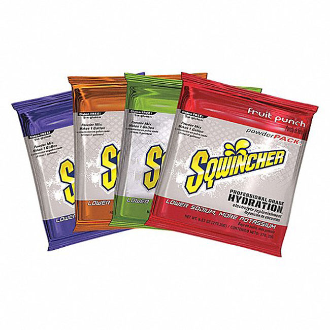 Sqwincher Variety Pack Sports Drink 1 Gallon Mix (Case of 80) from GME Supply