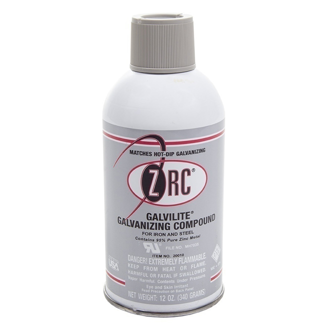 ZRC Galvilite Bright Silver Cold Galvanizing Aerosol (Single) from GME Supply