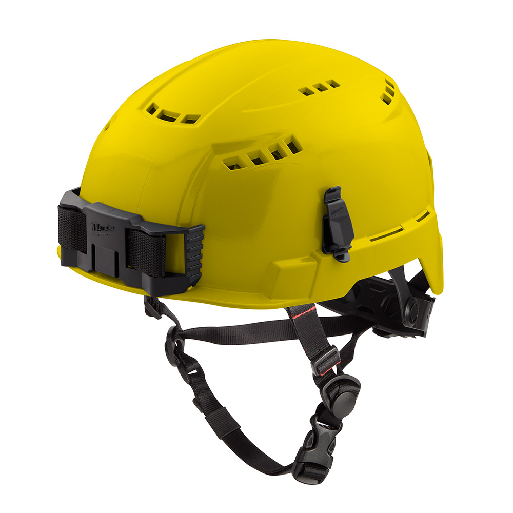 Milwaukee Type 2 Vented Safety Helmet with BOLT Accessory Clips from GME Supply