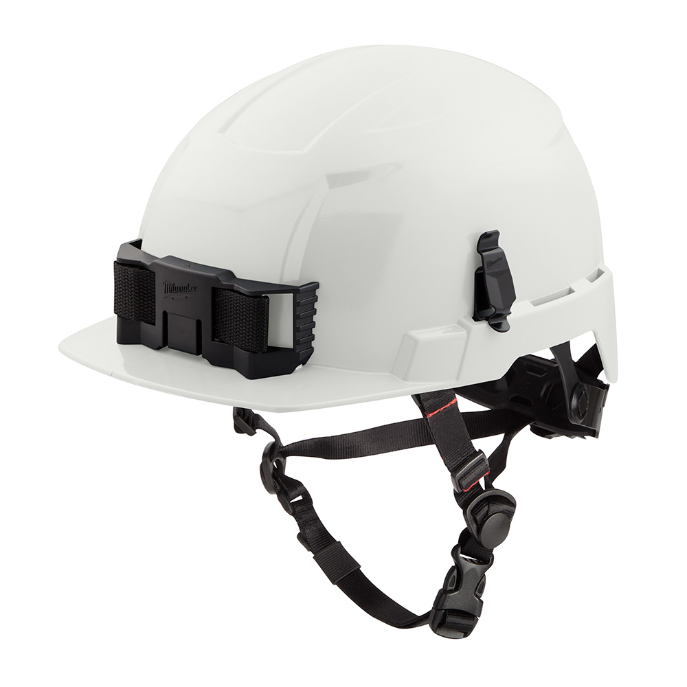 Milwaukee Front Brim Safety Helmet with BOLT Accessory Clips from Columbia Safety