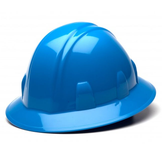 Pyramex SL Series Full Brim Hard Hat with 4 Point Ratchet Suspension from GME Supply