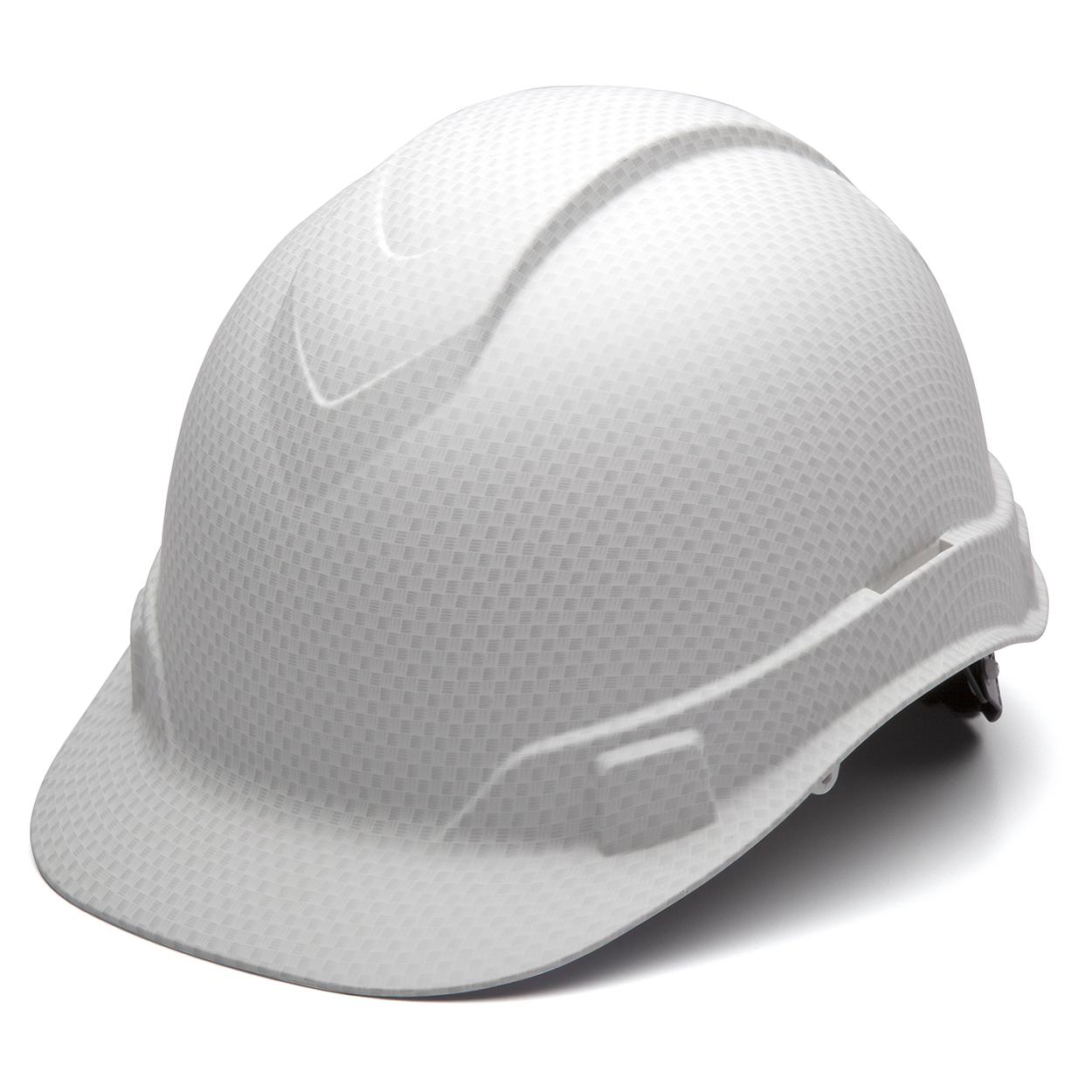 Pyramex Ridgeline Cap Style Hard Hat with 4 Point Ratchet Suspension from GME Supply