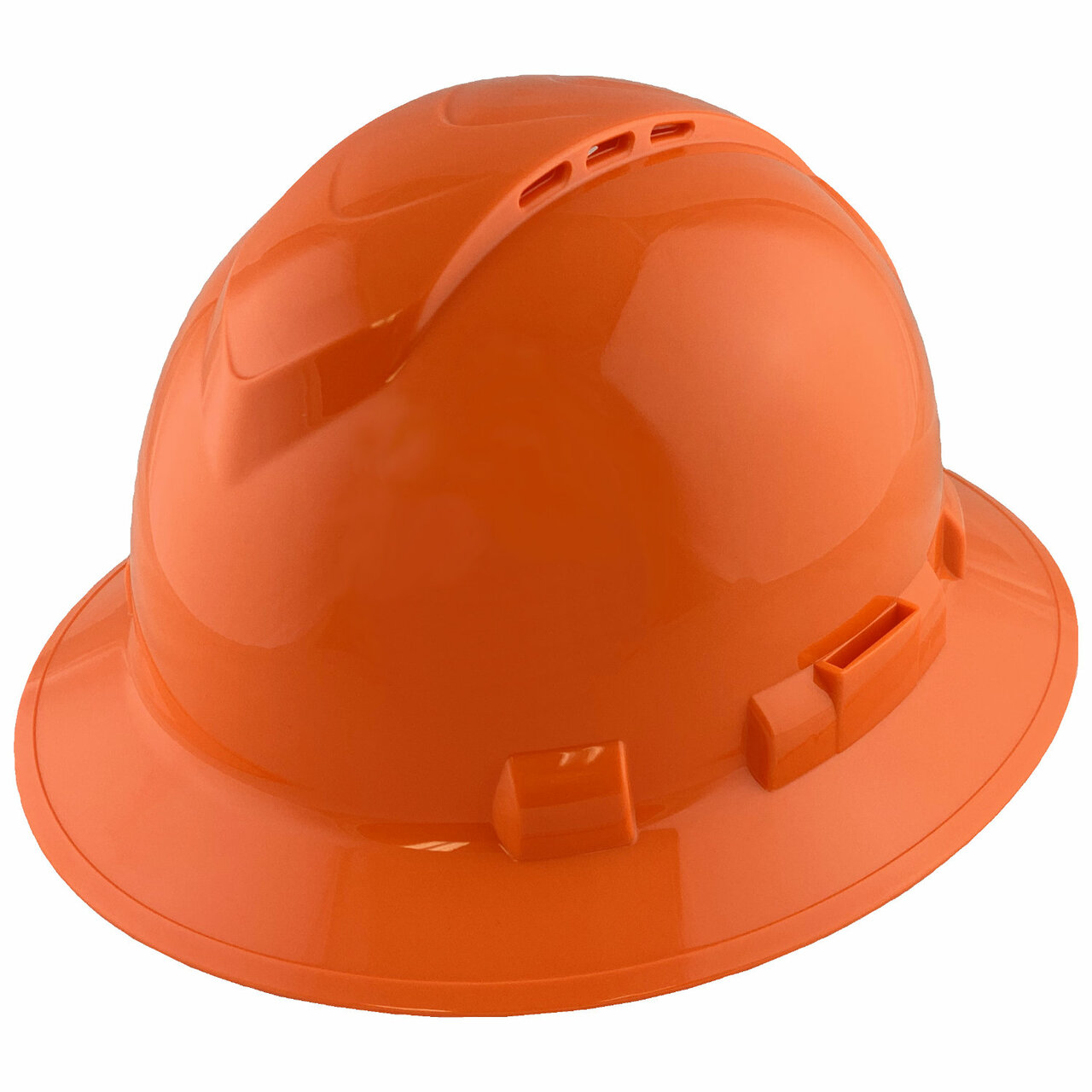 Pyramex Ridgeline Vented Full Brim Hard Hat with 4 Point Ratchet Suspension from GME Supply