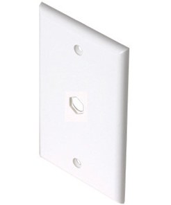 CTS Wall Plate Blank Single Ivory from GME Supply