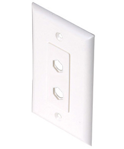 CTS Wall Plate Blank Double Ivory from GME Supply