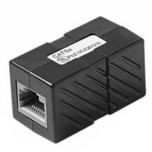 Steren In-line Coupler (CAT5 / RJ45) Black from GME Supply