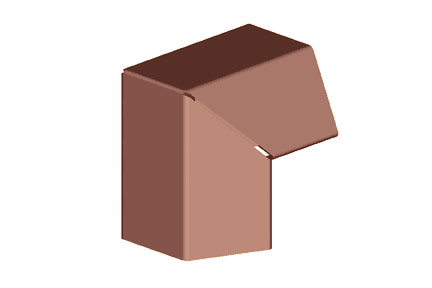 Belden 3/4 Inch Outside Corner Fitting (Redwood) from GME Supply