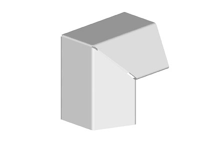 Belden 3/4 Inch Outside Corner Fitting (White) from GME Supply