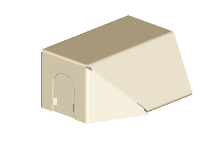 Belden 3/4 Inch End Cap Fitting (Ivory) from GME Supply