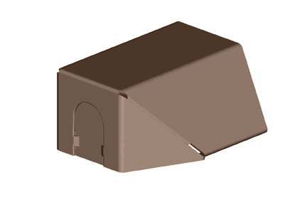 Belden 3/4 Inch End Cap Fitting (Brown) from GME Supply