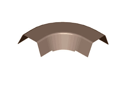 Belden 1 Inch Right Angle Fitting (Brown) from GME Supply