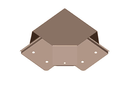 Belden 2 Inch Right Angle Fitting (Brown) from GME Supply